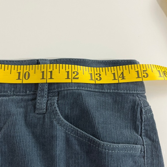 LOFT Modern Skinny Corduroy Pants Teal Women's Size 4 Elfcore Forest CottageCore - Picture 7 of 14